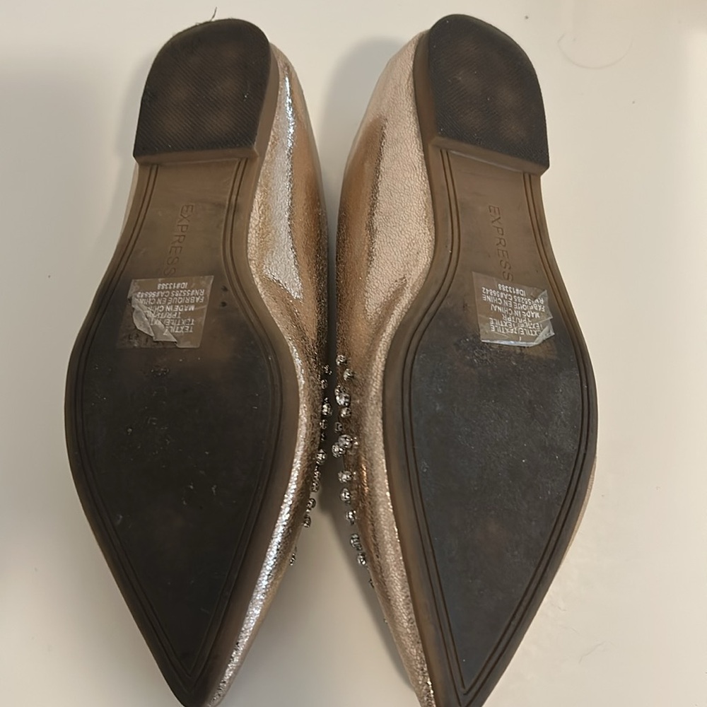 Express Rose Gold flats 7 - Picture 3 of 3